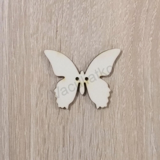 Drevený výrez - motýľ (dierky) 5x4cm