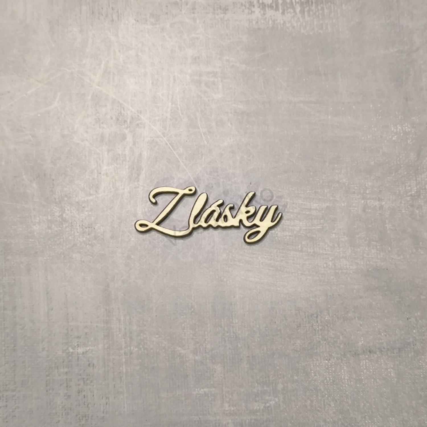 Nápis - Z lásky 5,5x2,2cm Nápis - Z lásky 5,5x2,2cm